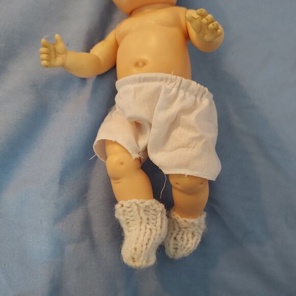 Vintage Vogue Ginnette vinyl 8” Baby Doll Drink & Wet Molded Hair 1950's - Picture 10 of 16